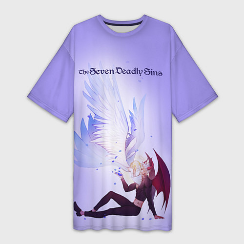 Женская длинная футболка The Seven Deadly Sins / 3D-принт – фото 1