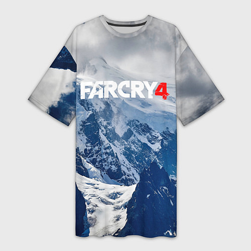 Женская длинная футболка FARCRY 4 S / 3D-принт – фото 1