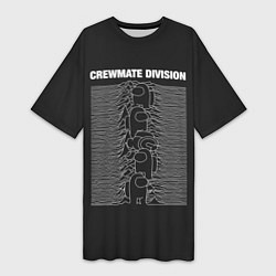Женская длинная футболка CrewMate Division