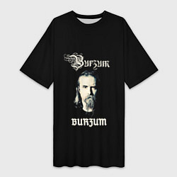 Футболка женская длинная Burzum, цвет: 3D-принт