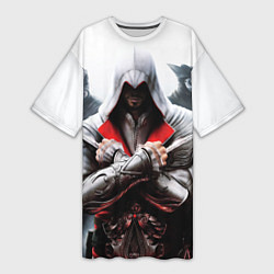 Женская длинная футболка Assassin’s Brotherhood S