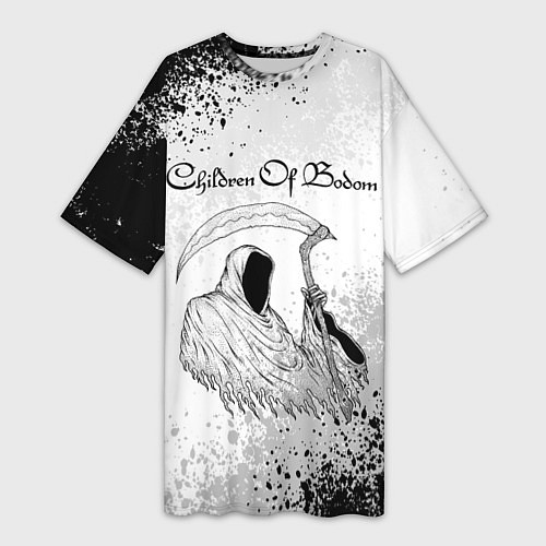 Женская длинная футболка Children of Bodom Z / 3D-принт – фото 1