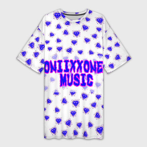 Женская длинная футболка OniixxOneMusic1 / 3D-принт – фото 1