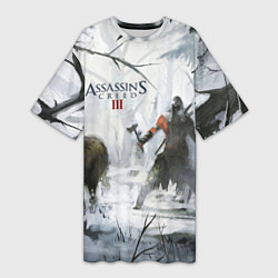 Женская длинная футболка Assassin’s Creed 3