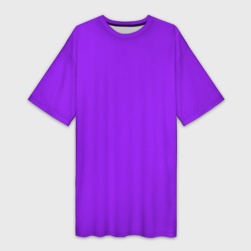 Женская длинная футболка Фиолетовый / 3D-принт – фото 1