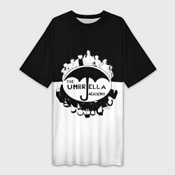 Женская длинная футболка Академия амбрелла