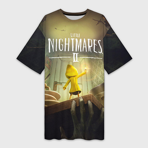 Женская длинная футболка Little Nightmares 2 / 3D-принт – фото 1