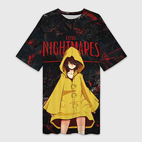 Женская длинная футболка Little Nightmares 2 / 3D-принт – фото 1