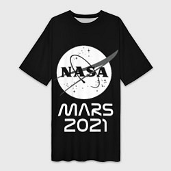 Женская длинная футболка NASA Perseverance