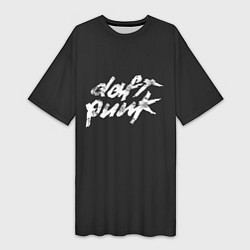 Женская длинная футболка Daft Punk