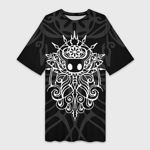 Женская длинная футболка HOLLOW KNIGHT ХОЛЛОУ НАЙТ / 3D-принт – фото 1