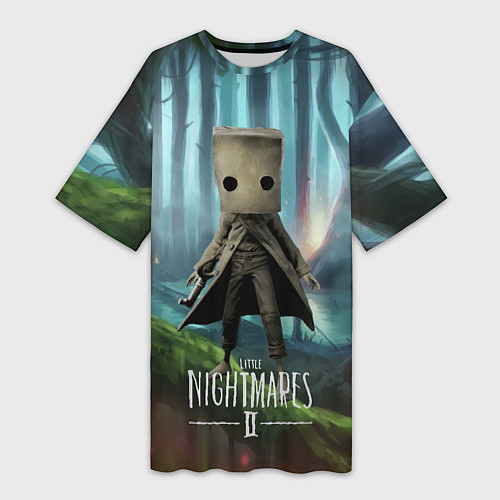 Женская длинная футболка Little Nightmares 2 / 3D-принт – фото 1