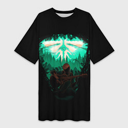 Футболка женская длинная THE LAST OF US ЭЛЛИ ОДНИ ИЗ, цвет: 3D-принт