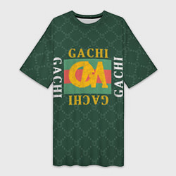 Женская длинная футболка GACHI GUCCI