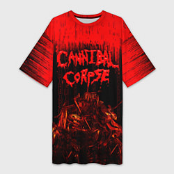 Женская длинная футболка CANNIBAL CORPSE