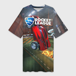 Женская длинная футболка Rocket League