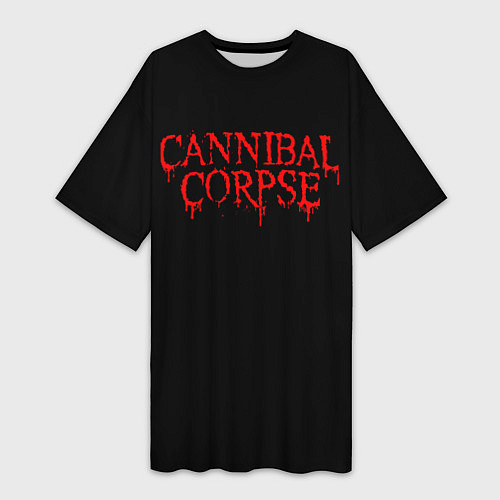 Женская длинная футболка Cannibal Corpse / 3D-принт – фото 1