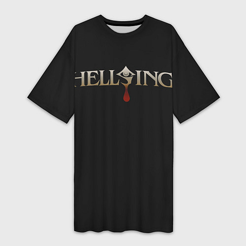 Женская длинная футболка Hellsing / 3D-принт – фото 1
