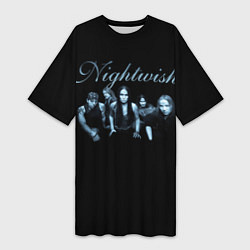 Женская длинная футболка Nightwish with old members