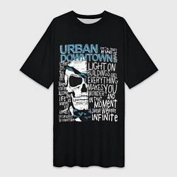 Женская длинная футболка URBAN Downtown