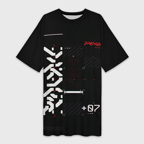 Женская длинная футболка CuberPunk 2077 / 3D-принт – фото 1