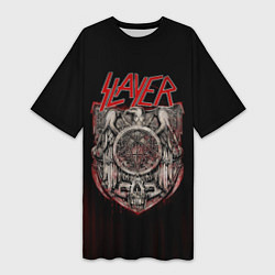 Женская длинная футболка Slayer