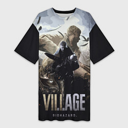 Женская длинная футболка Resident Evil: Village