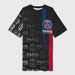 Женская длинная футболка ФК ПСЖ PARIS SAINT GERMAIN