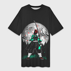Женская длинная футболка Moon Slayer