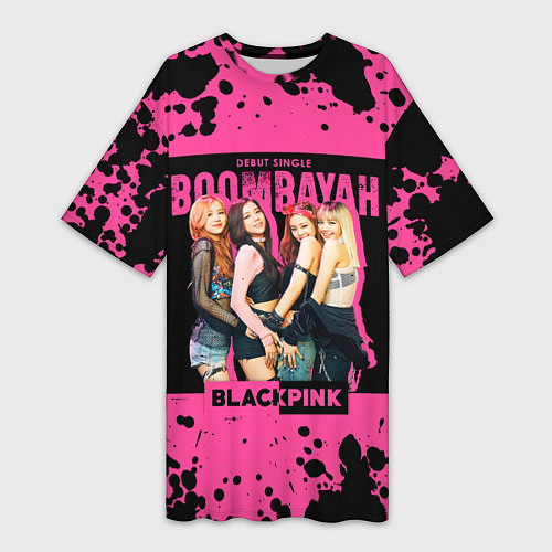 Женская длинная футболка Boombayah / 3D-принт – фото 1