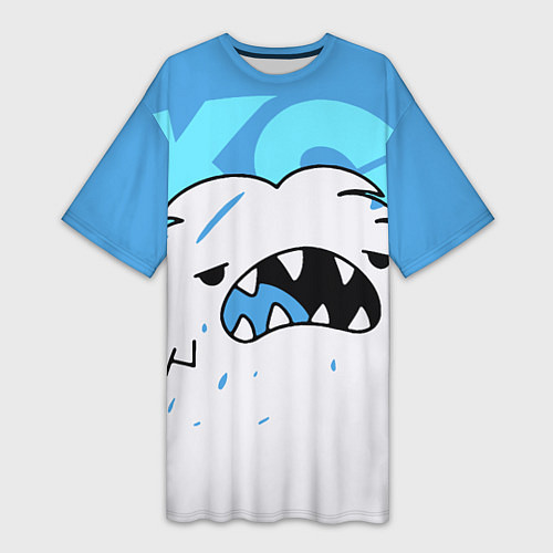 Женская длинная футболка SK8 the Infinity Скейт Ланги / 3D-принт – фото 1