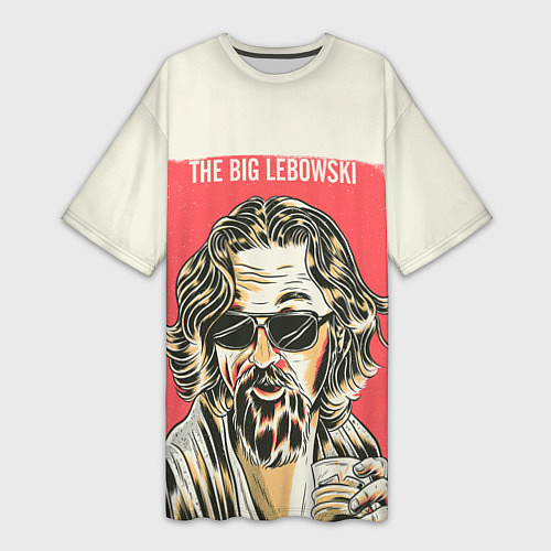 Женская длинная футболка The Big Lebowski Dude / 3D-принт – фото 1