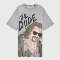 Женская длинная футболка The Dude