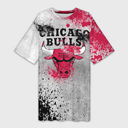 Женская длинная футболка CHICAGO BULLS 8