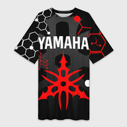 Женская длинная футболка YAMAHA ЯМАХА МОТОСПОРТ