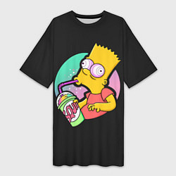 Женская длинная футболка Барт с содой