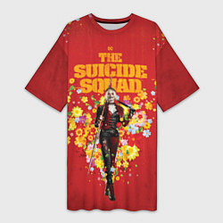 Женская длинная футболка TSS Harley Quinn