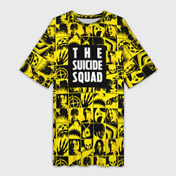 Футболка женская длинная The Suicide Squad, цвет: 3D-принт