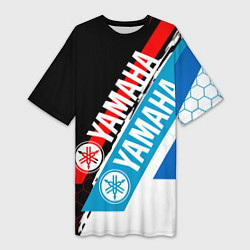 Женская длинная футболка YAMAHA ЯМАХА МОТОСПОРТ