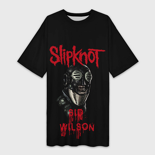 Женская длинная футболка SID WILSON SLIPKNOT СЛИПКНОТ Z / 3D-принт – фото 1