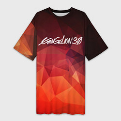 Женская длинная футболка Evangelion 3 0 Евангелион 3 0 Z