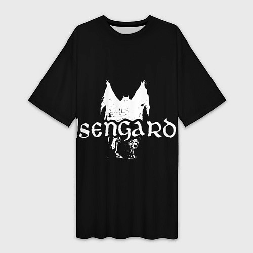 Женская длинная футболка Isengard / 3D-принт – фото 1