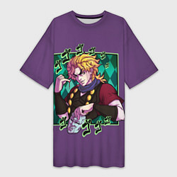 Женская длинная футболка Dio Brando JoJo