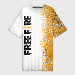 Женская длинная футболка FREE FIRE Фри Фаер