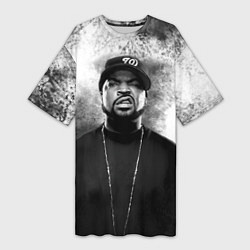 Футболка женская длинная Ice Cube Айс Куб Z, цвет: 3D-принт