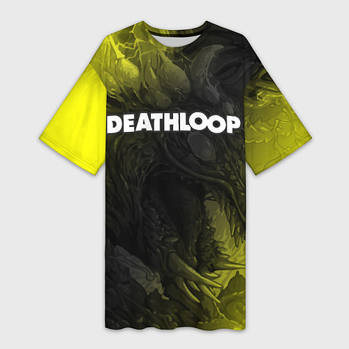 Женская длинная футболка Deathloop - Hyperbeast / 3D-принт – фото 1