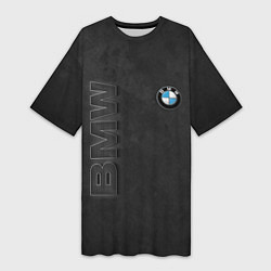 Женская длинная футболка BMW LOGO AND INSCRIPTION