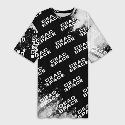 Женская длинная футболка Dead Space - Exposion Pattern / 3D-принт – фото 1