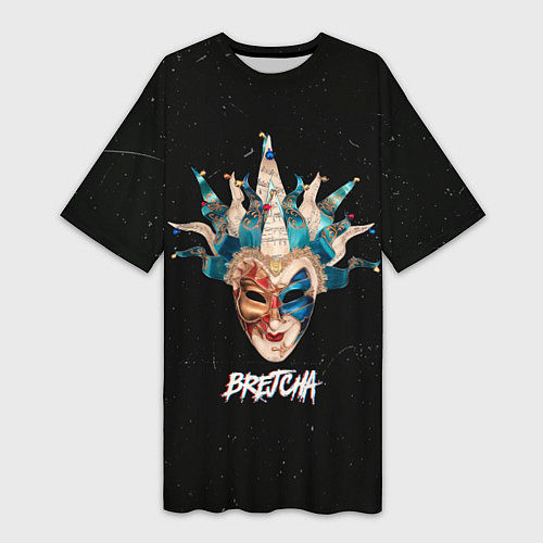 Женская длинная футболка Брейча / 3D-принт – фото 1