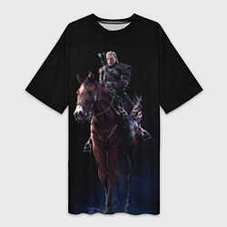 Женская длинная футболка Geralt